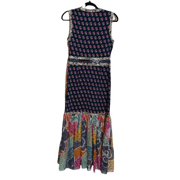 DIANE VON FURSTENBERG Rare Amabelle Flower Power Silk Maxi Dress Size 6 EUC - Picture 8 of 11